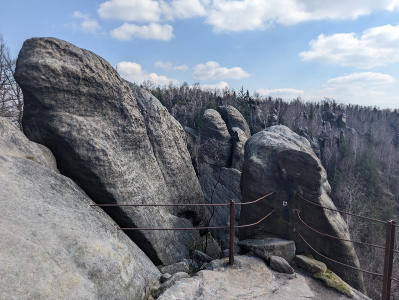 Broumovské stěny od Hvězdy