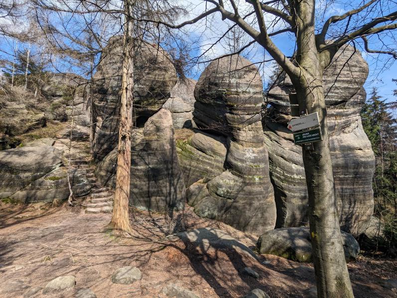 Broumovské stěny od Hvězdy