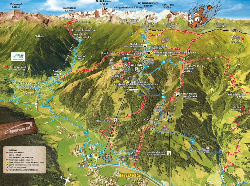 Rauris Tillys forest trail