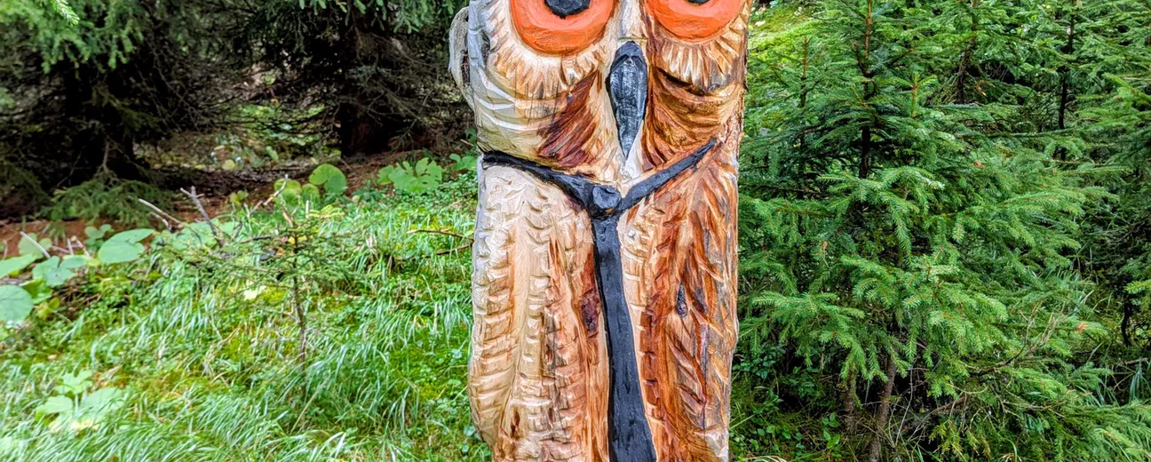 Hřiště a cesta s hádankou Fendels-Sattelklause